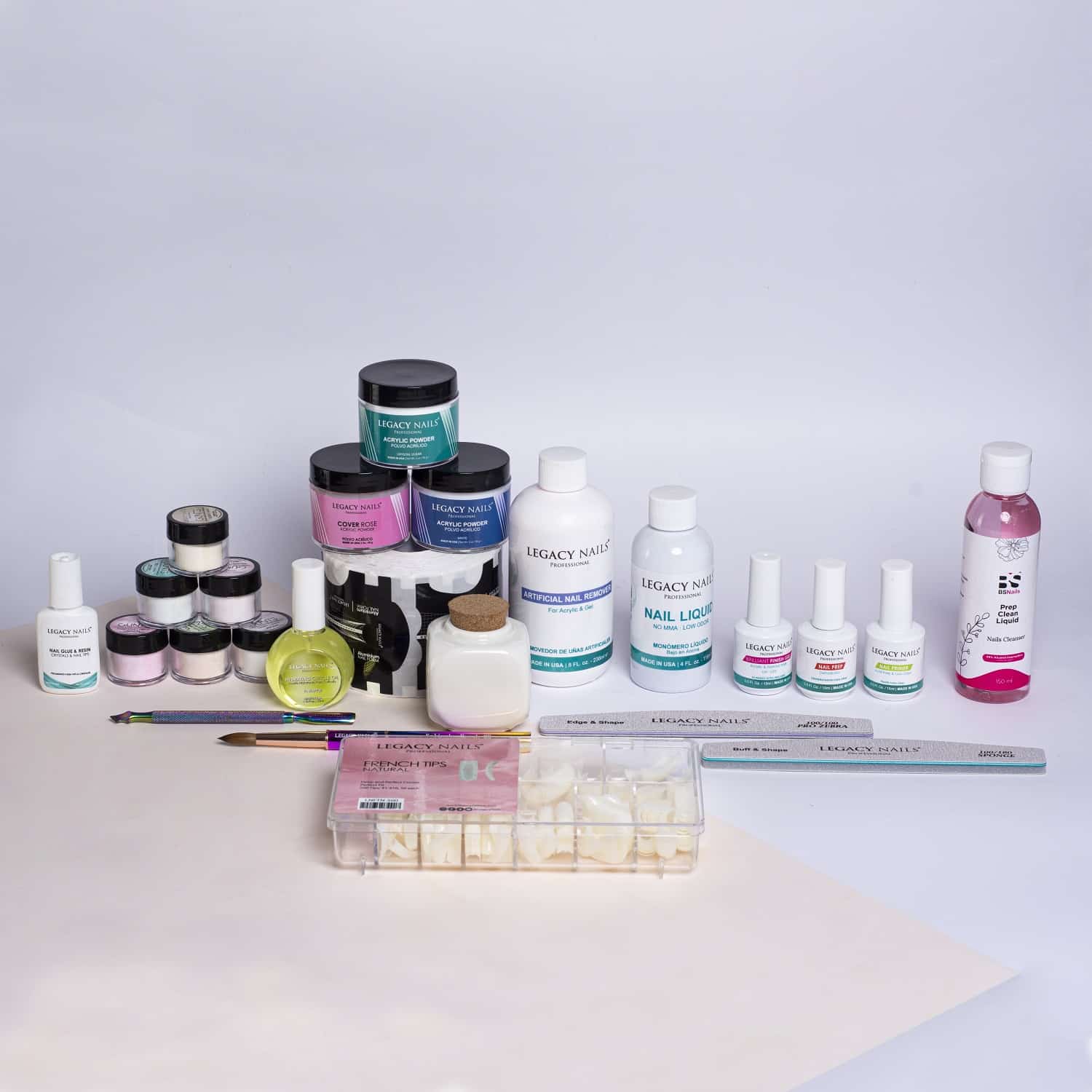 Legacy Nails Kit de Uñas Acrílicas Profesional - Completo - Beautystore