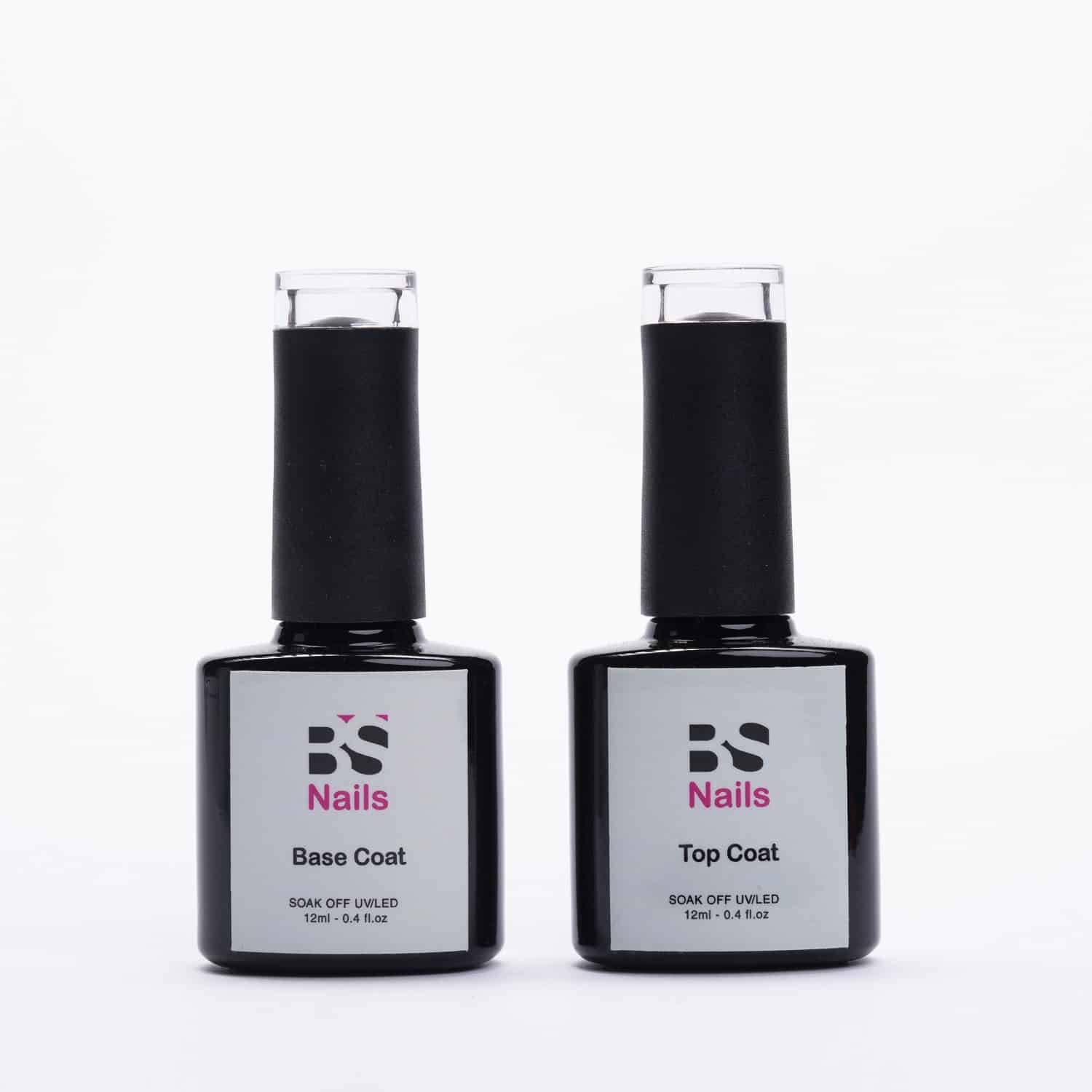 BsNails Promoción Base Coat + Top Coat UV Beautystore Chile