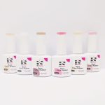 BSNAILS Pack #23 -  Bases Rubber Color  x 6 piezas