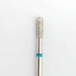 IQNAILS Fresa Diamantada Cilindro Redondeado Azul - 838L HP 023 (#22)