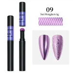 BORN PRETTY Lapiz Efecto Cromado - Air Cushion Magic Powder Chrome Pen #09 Violeta