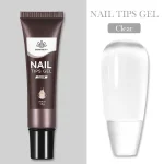 Born Pretty Nail Tips Gel para Soft Gel - CLEAR - Tubo 15 ml