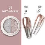 BORN PRETTY Mirrow powder Two color - Polvo Espejo Duo #1