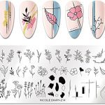 NICOLE DIARY Placa de Stamping Metalica #16