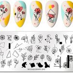 NICOLE DIARY Placa de Stamping Metalica #10