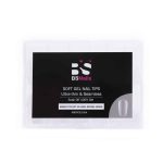 BSnails Tips Soft Gel 480 pcs - Small Natural Square ( Cortos)
