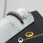 DLUX Pestañas Color Cafe Premium Double- CC 0.07 - MIX de 8 a 14 mm- 16 lineas