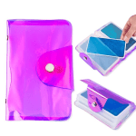 Estuche para Placas de Stamping -  Rosa holografico