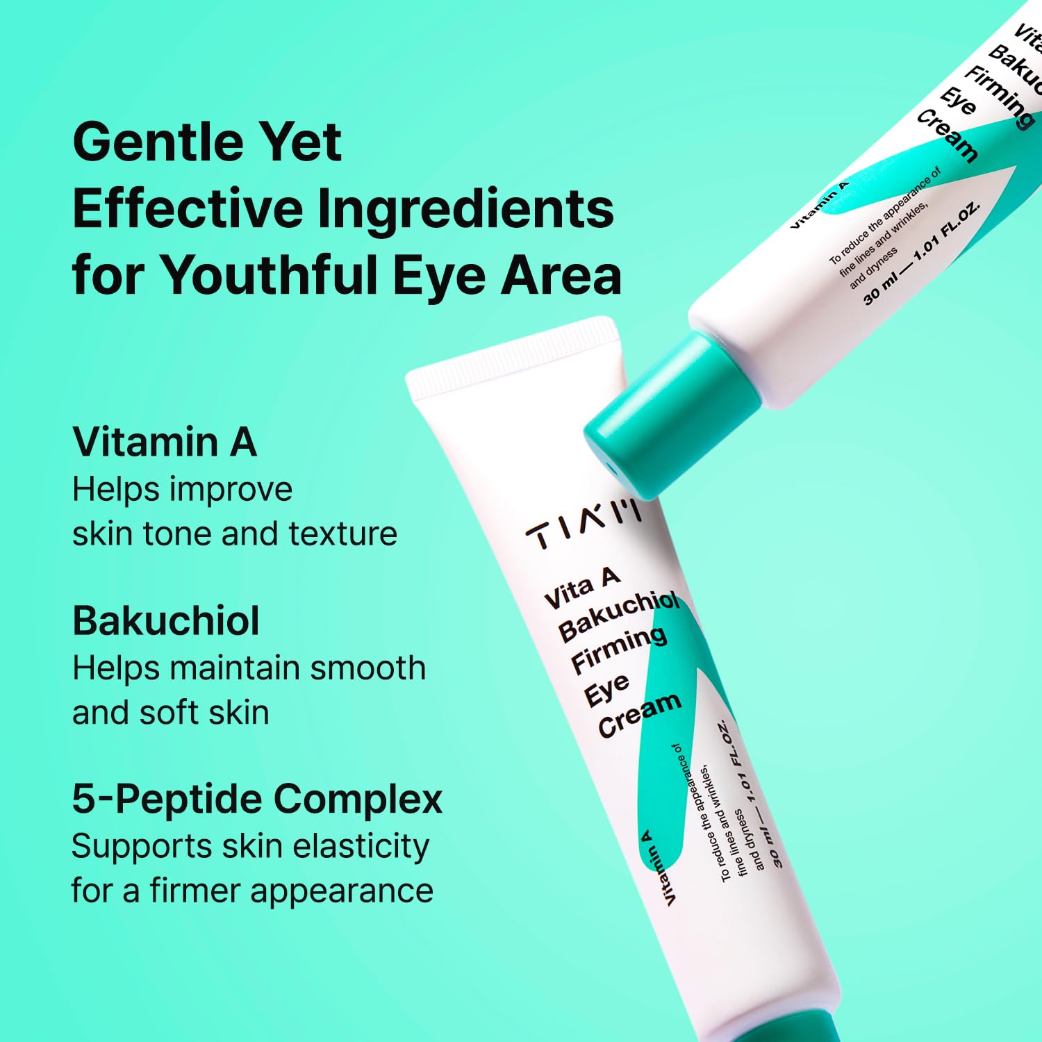 TIAM Vita A Bakuchiol firming Eye Cream - Contorno de ojos 30ml - Imagen 3