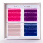 DLUX Pestañas de Fantasia Set 4 colores - CC 0.10 MIX