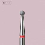 IQNAILS Fresa Diamantada Esfera  - Ball Roja - 801 F HP 018 (#19)