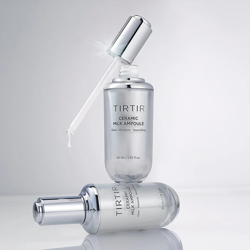TIRTIR Ceramic Milk Ampoule - Serum Hidratante Iluminador 40ml - Imagen 4