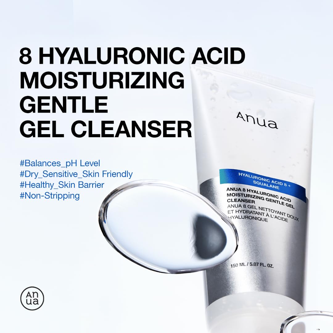 ANUA Hyaluronic Acid Cleanser - Gel de Limpieza Facial 150ml - Imagen 2