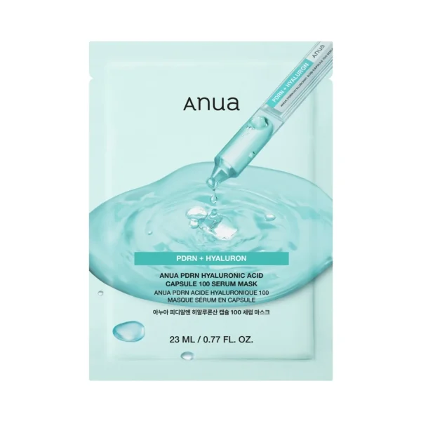ANUA PDRN Hyaluronic Acid 100 Sheet Mask 1 pieza