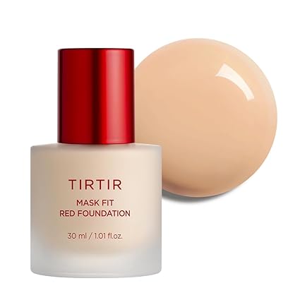 TIRTIR Red Mask Foundation - Base de Maquillaje Fluida 30ml - 22N Shell Beige