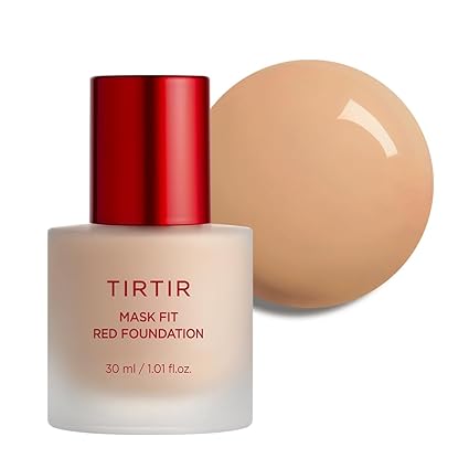 TIRTIR Red Mask Foundation – Base de Maquillaje Fluida 30ml – 27C Cool Beige