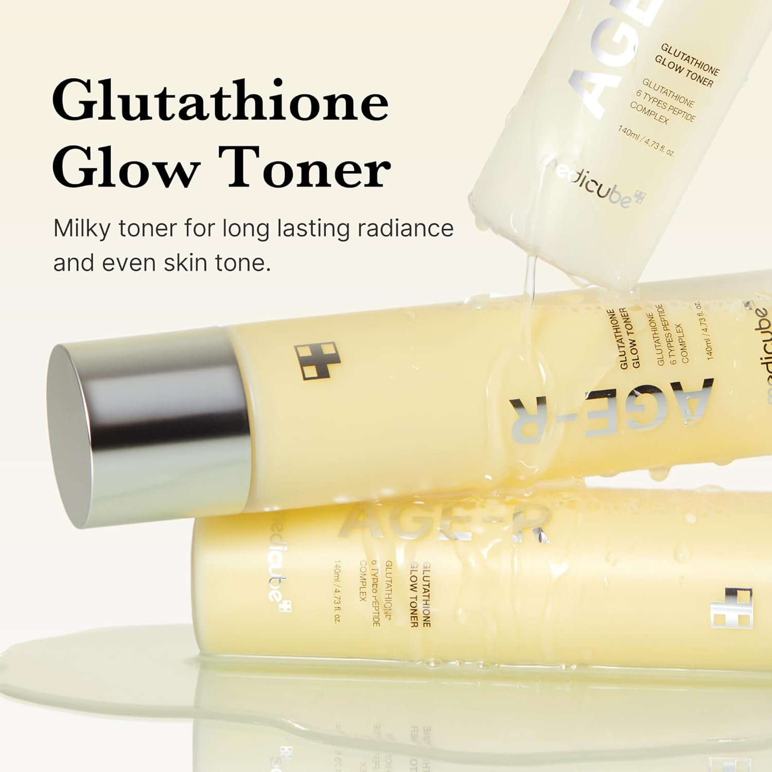 MEDICUBE AGE-R Glutathione Glow Toner - 140ml - Imagen 4