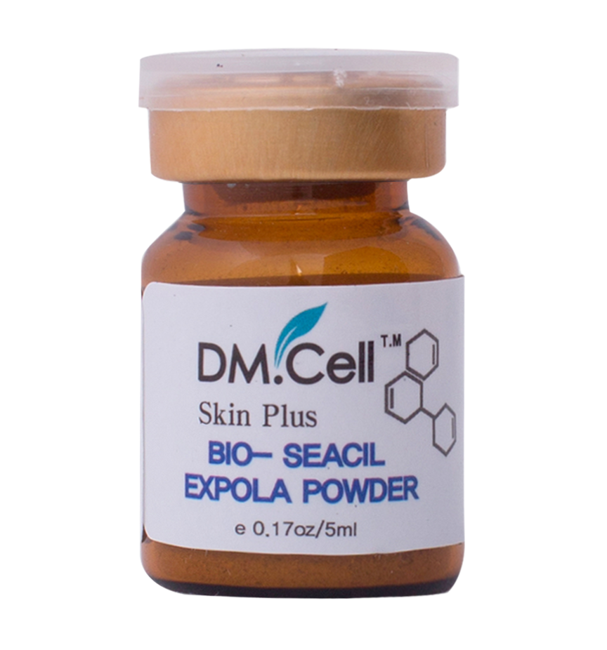 DM.CELL - Bio Seacil Exfola Powder Kit - Peeling de Algas 8 Ampollas + Activador 100ml - Imagen 2