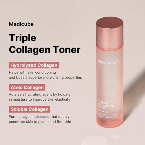MEDICUBE Triple Collagen Toner - 140ml - Imagen 3