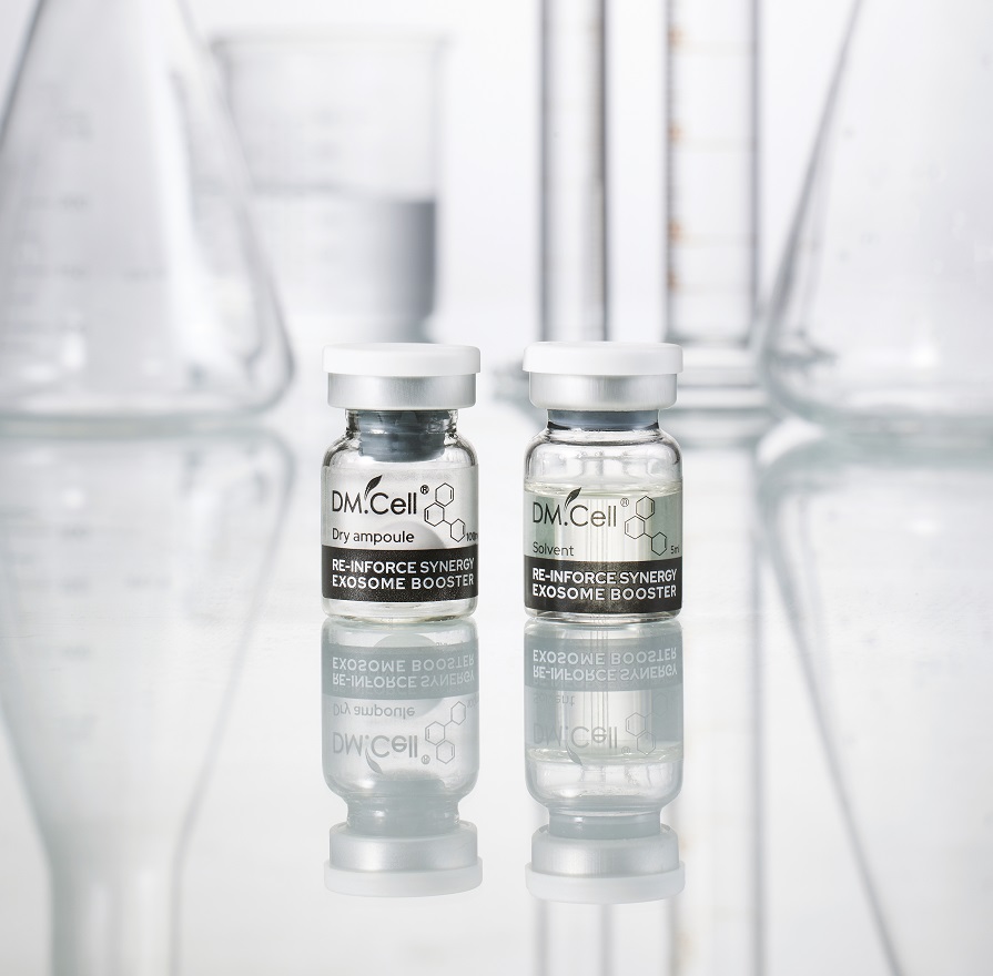 DM.CELL - Reinforce Exosome Ampoule Kit - 5 Ampollas x 100 mg + Activador - Imagen 3