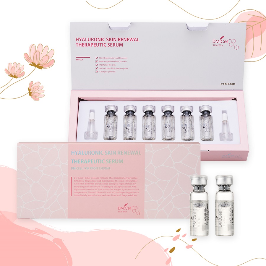 DM.CELL - Hyaluronic Skin Renewal Ampoule Kit - 5ml x 6 ampollas