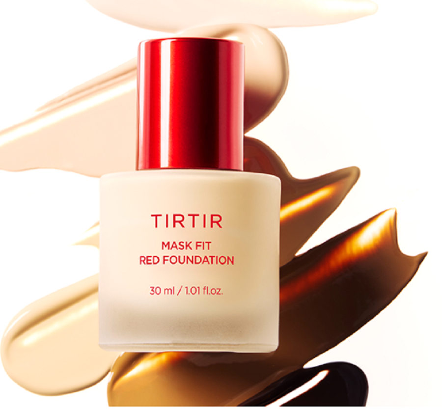 TIRTIR Red Mask Foundation – Base de Maquillaje Fluida 30ml – 27C Cool Beige - Imagen 2