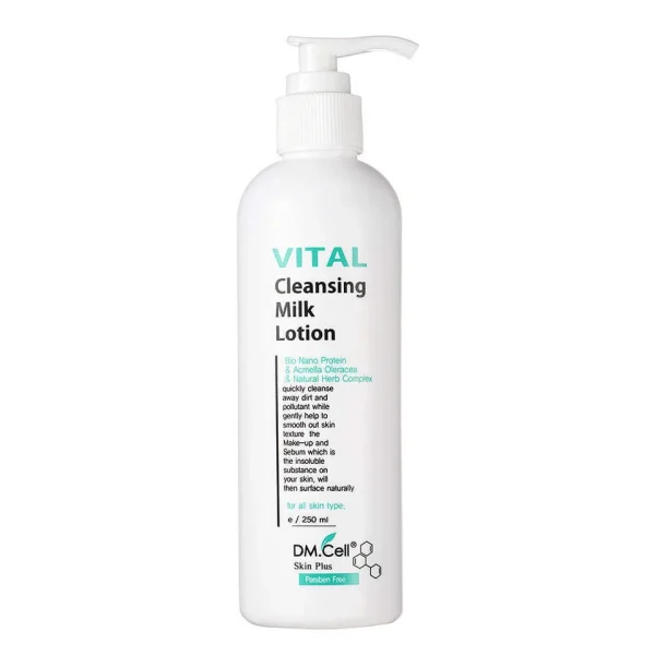 DM.CELL Vita Cleansing Milk Lotion – Leche de Limpieza Facial 250 ml