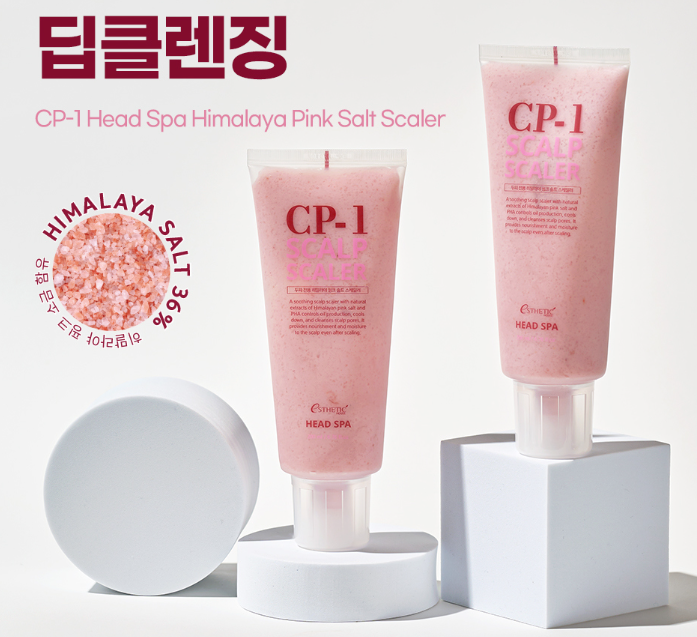 CP-1 - Head Spa Pink Salt Scalp Scaler 230ml - Exfoliante Capilar - Imagen 4