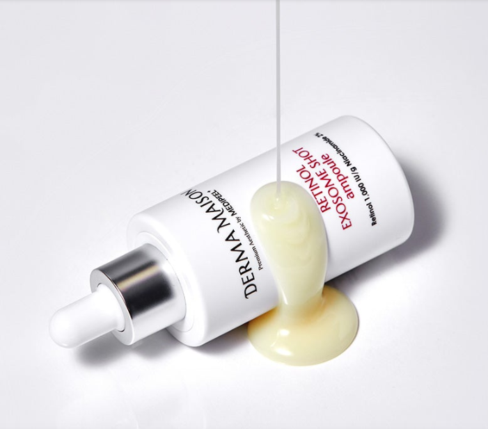 DERMA MAISON - Retinol Exosome Shot Ampoule - Serum Facial 50ml - Imagen 3