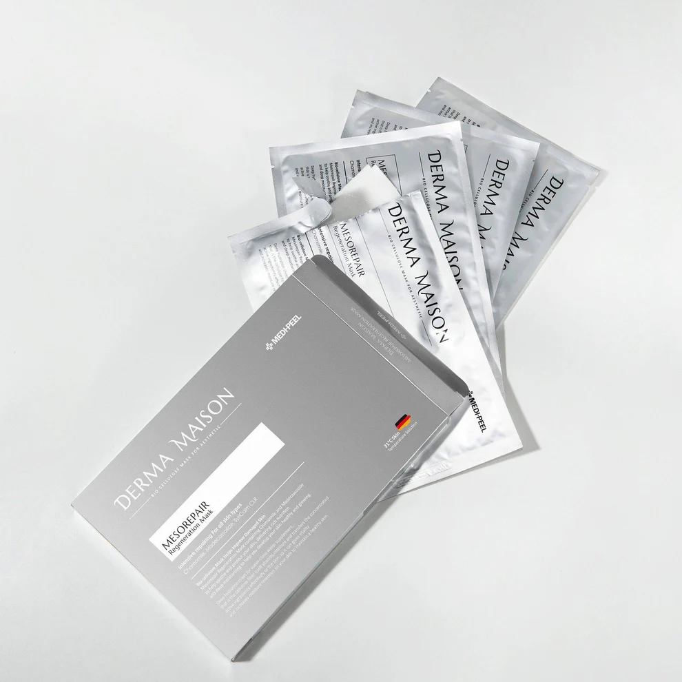 DERMA MAISON - Mesorepair Regeneration Sheet Mask - Mascarillas 5 pzs - Imagen 3