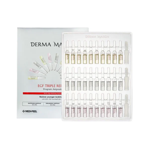 DERMA MAISON  EGF Triple Repair Program Ampoule – 30 unidades de 2ml