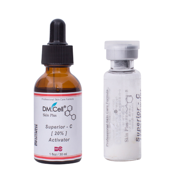 DM.CELL - Superior - C 20% Kit Profesional Antioxidante - 8 Ampollas + Activador - Imagen 3