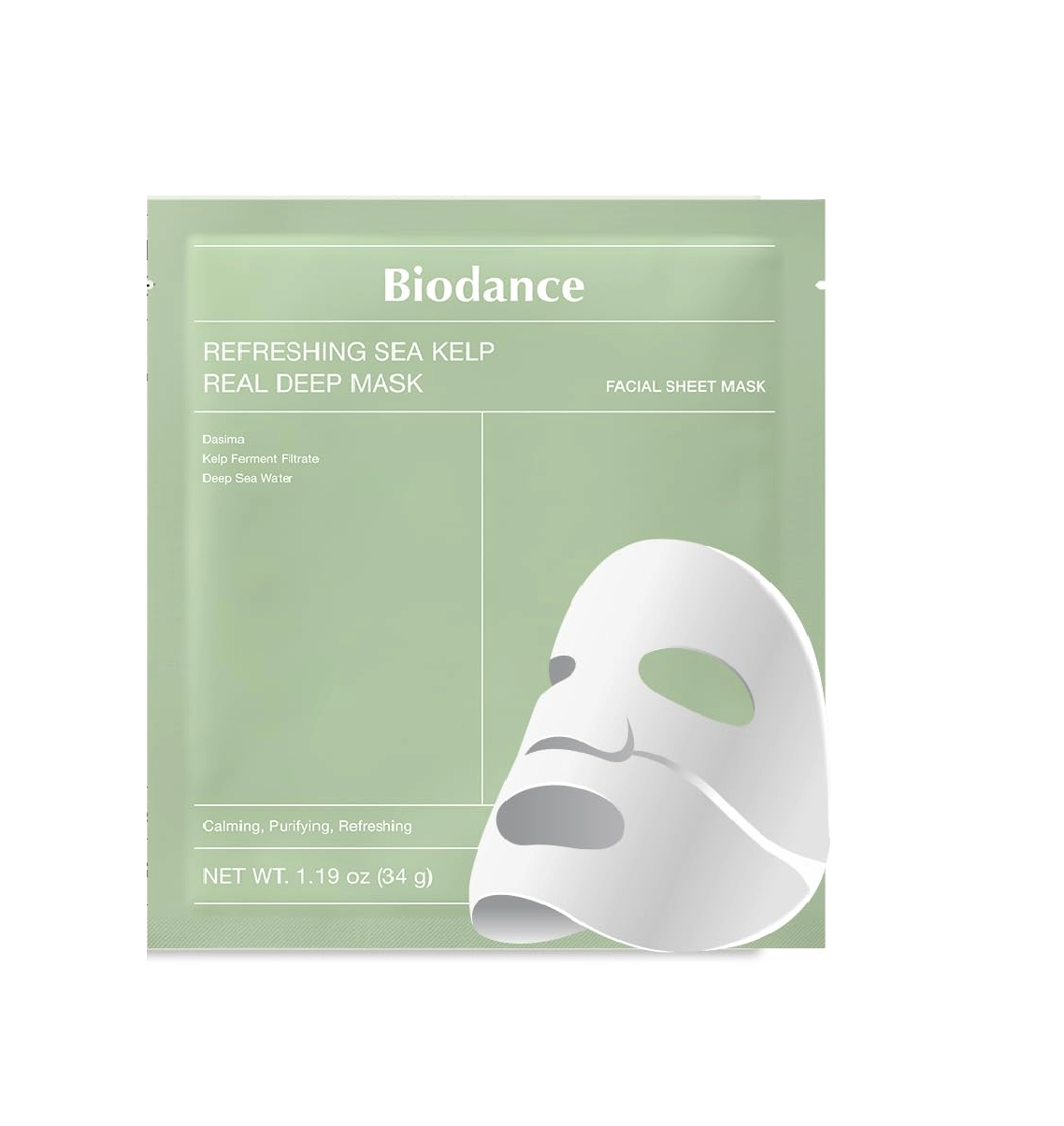 BIODANCE – Refreshing Sea Kelp Mask – Mascarilla Gel Hidratante – 1 Pieza