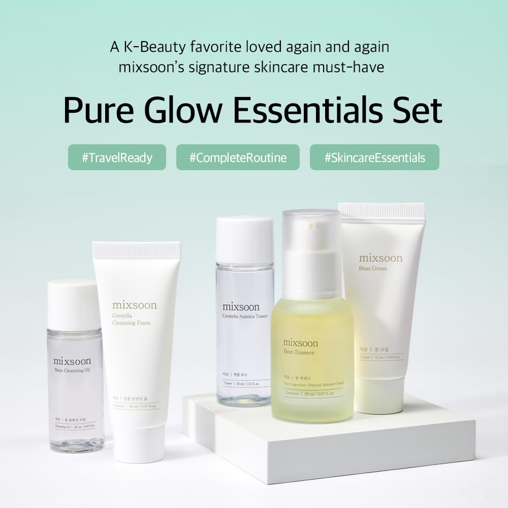MIXSOON - Pure Glow Essentials Set - Kit Mini Tallas - 5 pzs - Imagen 2