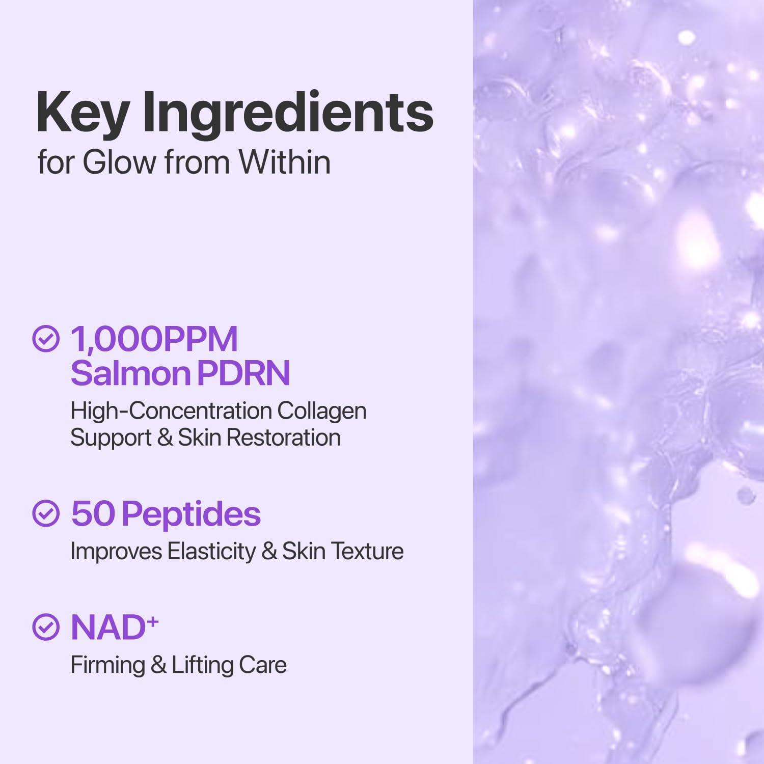 NUMBUZIN - 9+ NAD PDRN Glow Boosting Toner- 150 ml - Imagen 7