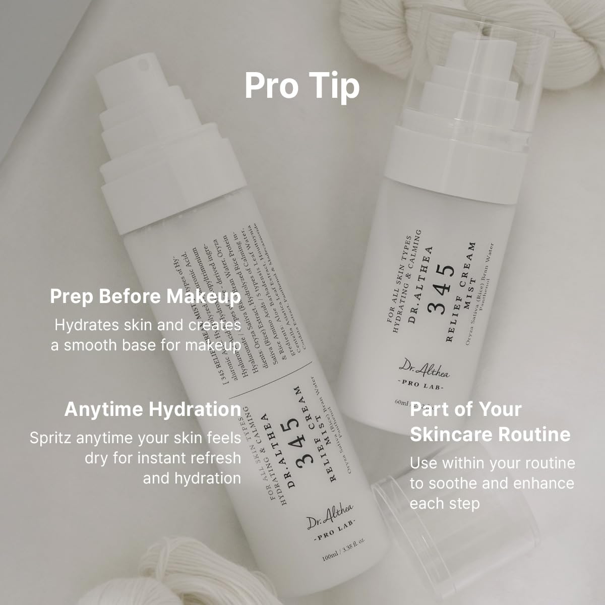 DR.ALTHEA - 345 Relief Cream Mist - Bruma Facial 60ml - Imagen 6