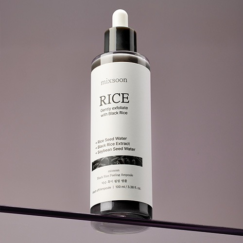 MIXSOON - Black Rice Peeling Ampoule - Serum Exfoliante 100ml - Imagen 2