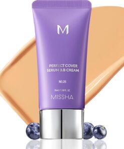 MISSHA - Perfect Cover Serum - BB Cream - Base de Maquillaje #25 Warm Beige - 50ml