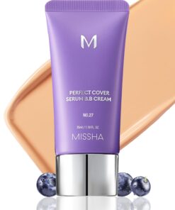 MISSHA - Perfect Cover Serum - BB Cream - Base de Maquillaje #27 Honey Beige - 50ml