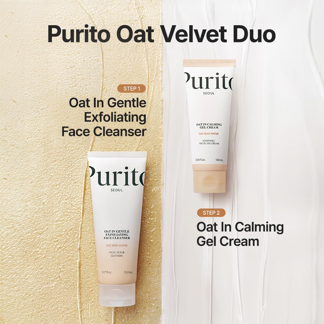 PURITO - Oat In Gentle Exfoliating Face Cleanser - Jabón Exfoliante Facial 150ml - Imagen 4