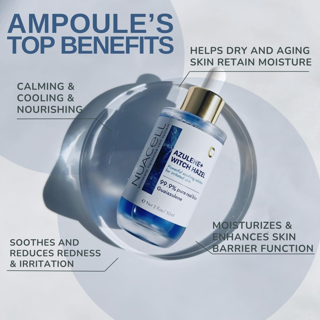 DM.CELL NUACELL Azulene + Witch Hazel Ampoule - 50ml - Imagen 8