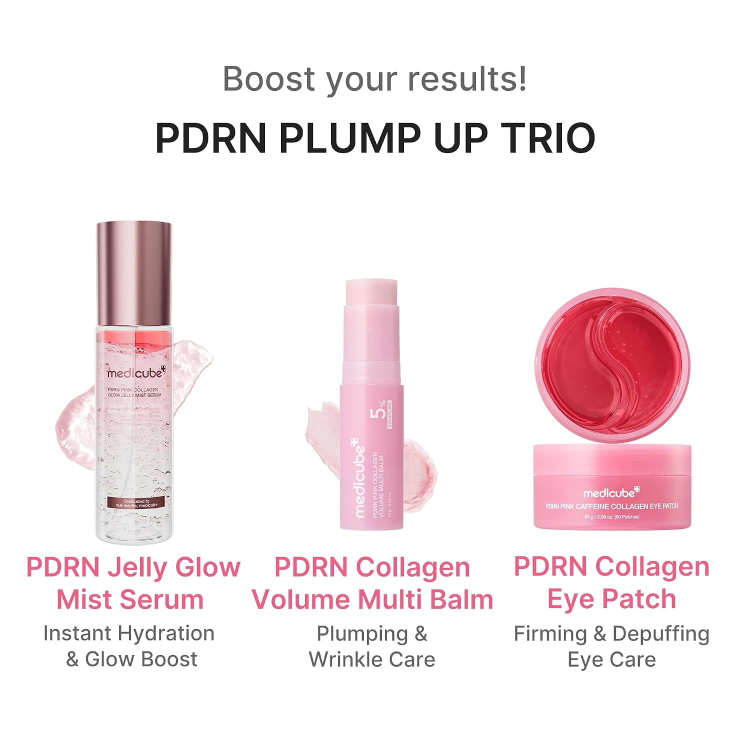 MEDICUBE PDRN Pink Collagen Volume Multi Balm 10g - Imagen 7