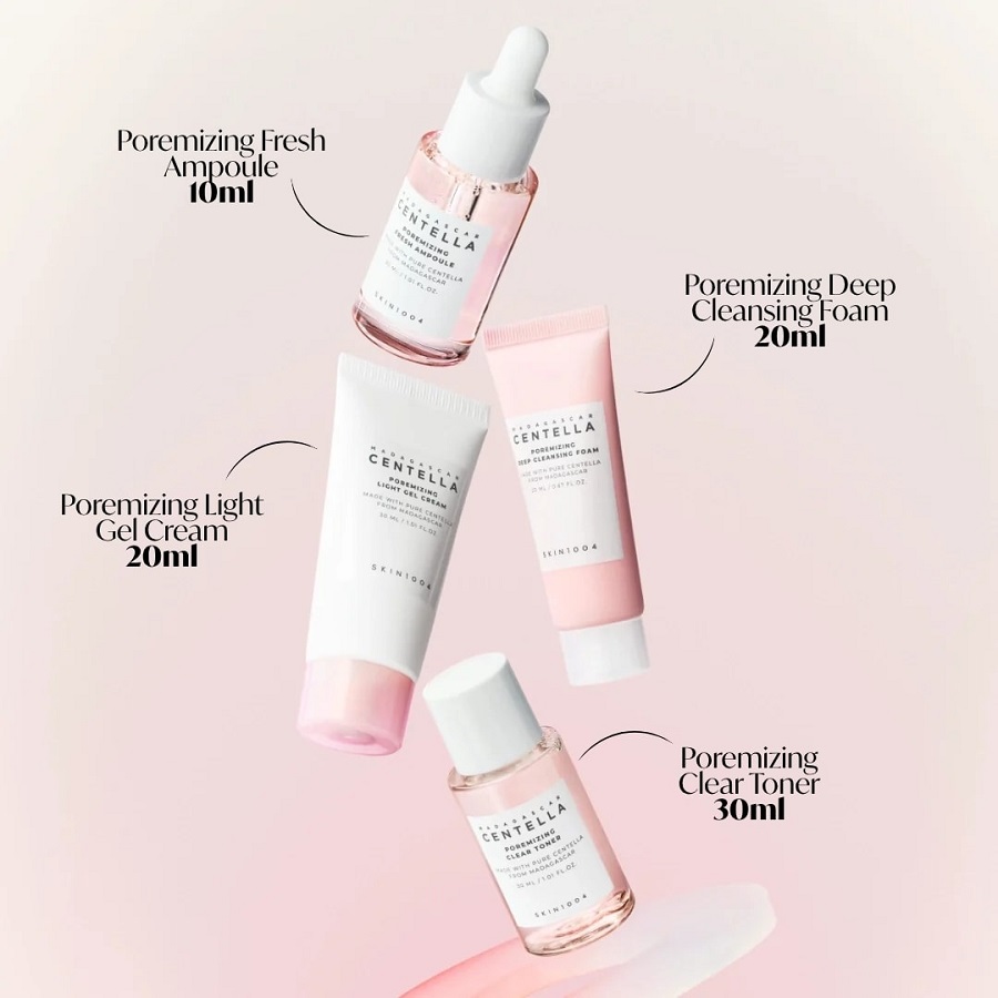 SKIN1004 Centella Poremizing Travel kit - 4 Mini Tallas - Imagen 4