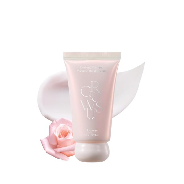 GROWUS  Perfume Hand Cream – Crema de manos Due Rose 50ml