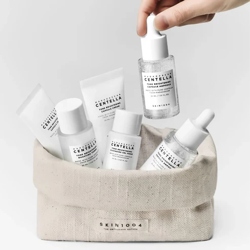 SKIN1004 Centella Tone Brightening Travel Kit - Mini Tallas x 4 pzs - Imagen 4