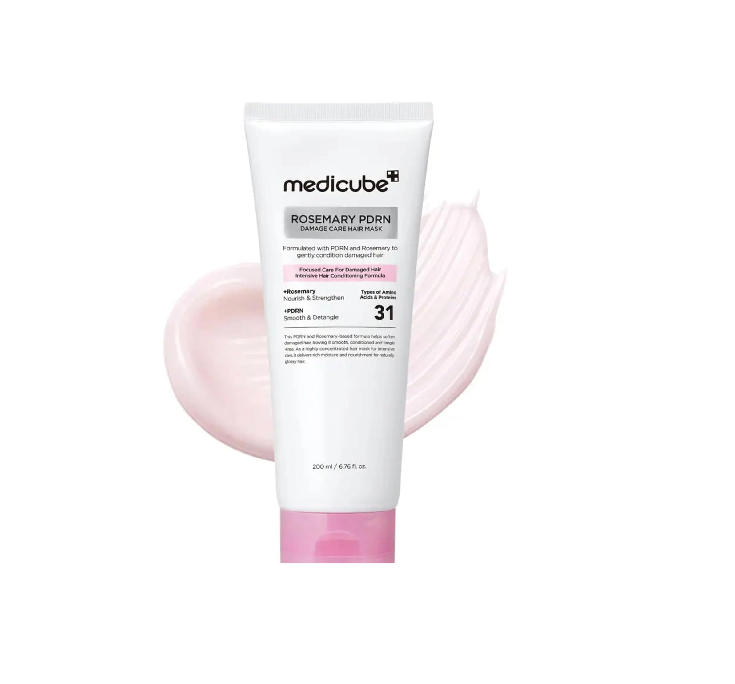 MEDICUBE Rosemary PDRN Damage Care Hair Mask - Mascarilla Capilar 200ml