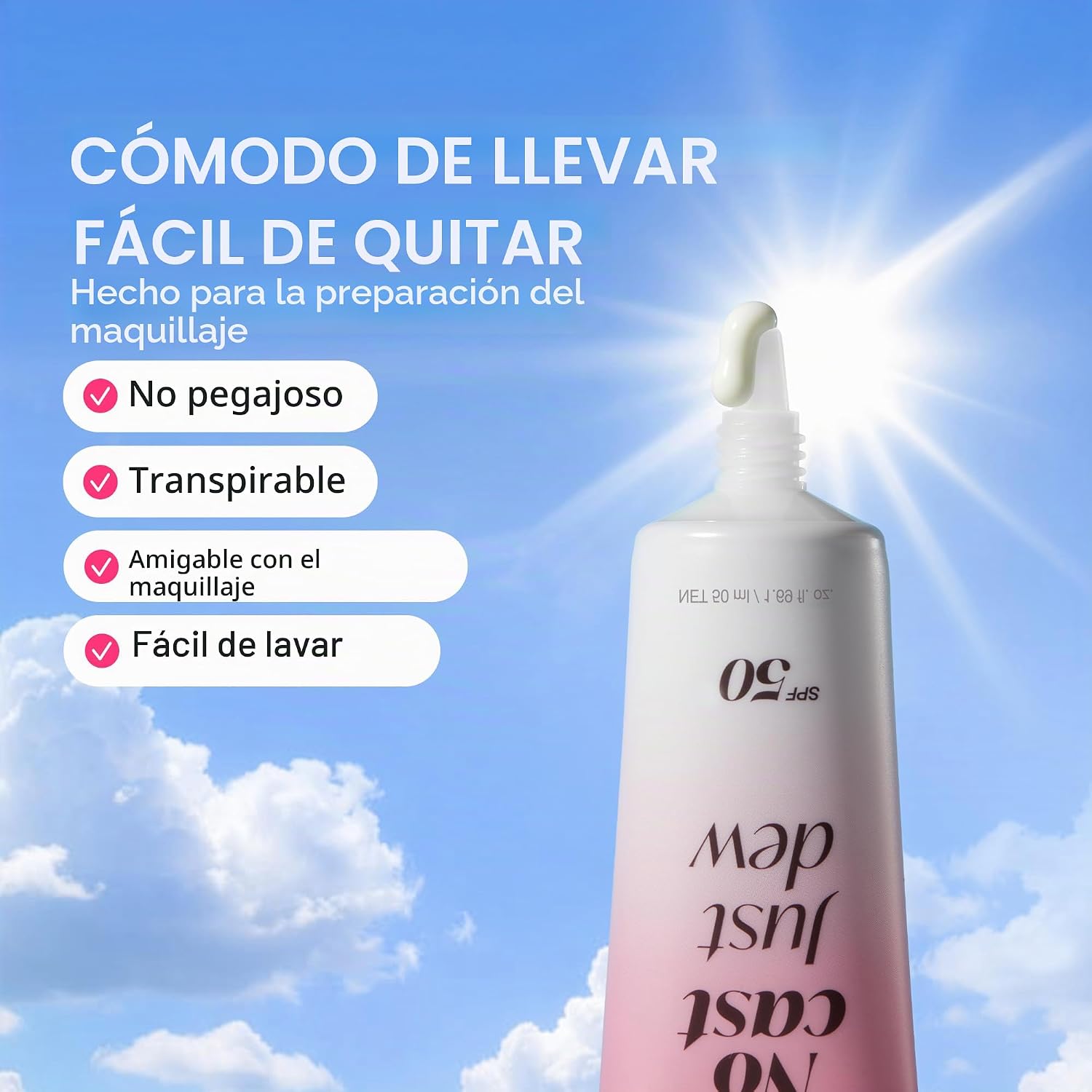 MEDICUBE PDRN Hydrating UV Serum - Fotoprotector 50+ PA++++ - Imagen 4