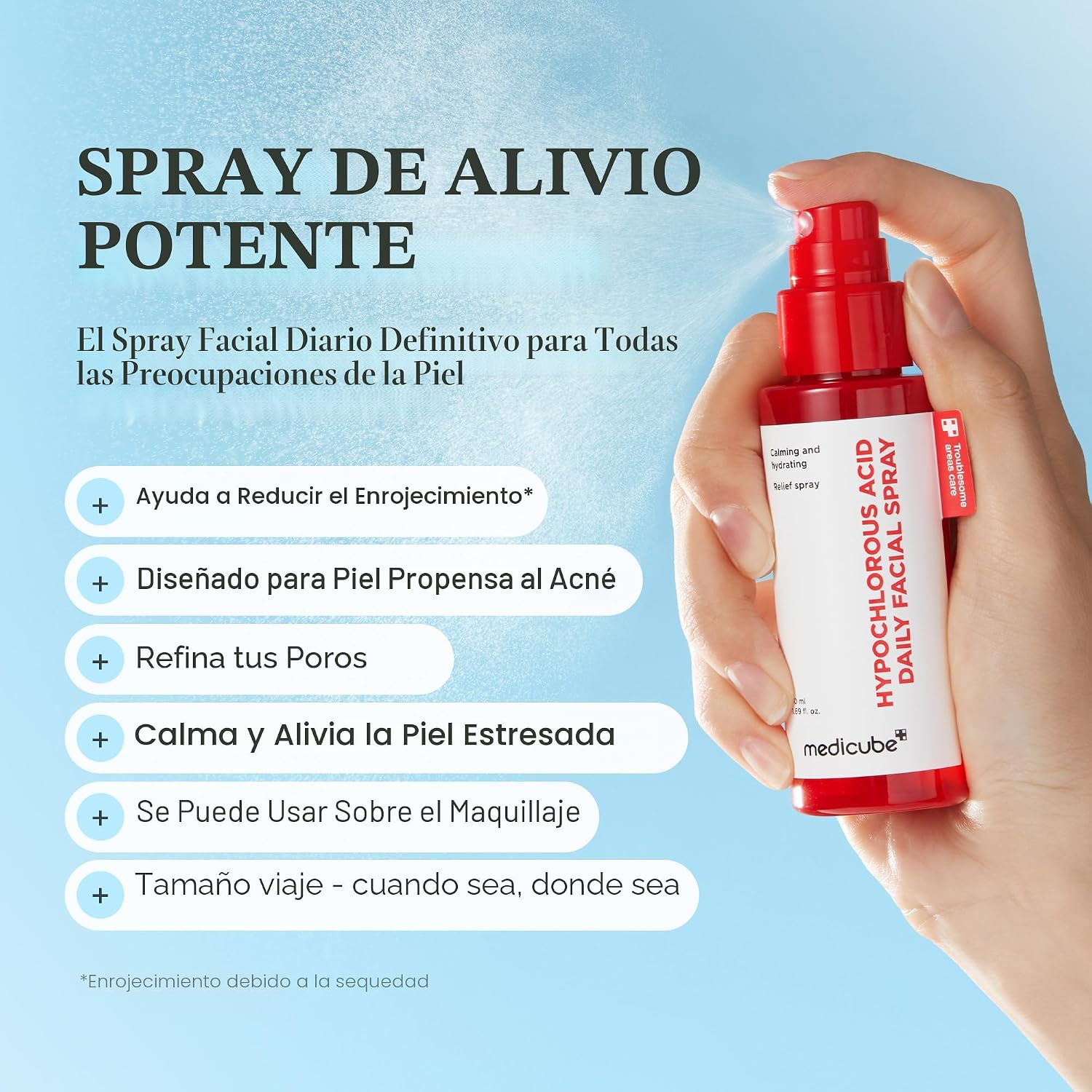 MEDICUBE Hypochlorous Acid Daily Facial Spray 50ml - Imagen 3