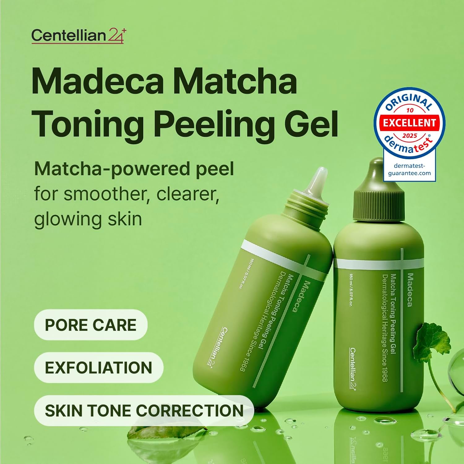 CENTELLIAN24 Madeca Matcha Toning Peeling Gel - Exfoliante 150ml - Imagen 7