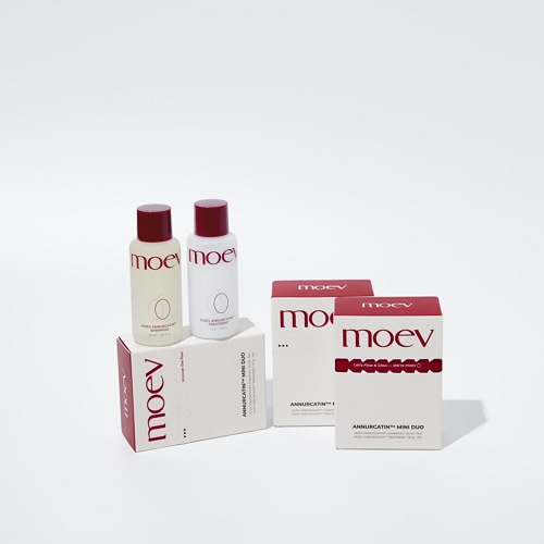 MOEV Mini Set Shampoo 50ml + Treatment 50g - Travel Size - Imagen 3